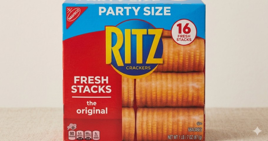 Ritz Crackers Fresh Stacks 16-Count Just $4 Shipped on Amazon