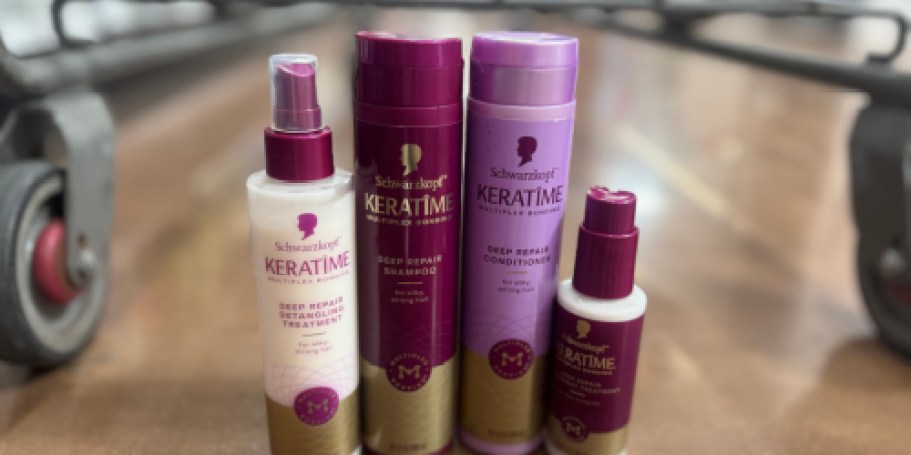 Treat Your Dry Hair to Schwarzkopf KERATIME w/ a HOT $6 Walmart Cash Offer