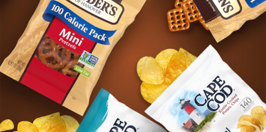 Cape Cod Chips & Hanover Prezels Snack Bags 20-Count Only $8.85 Shipped on Amazon
