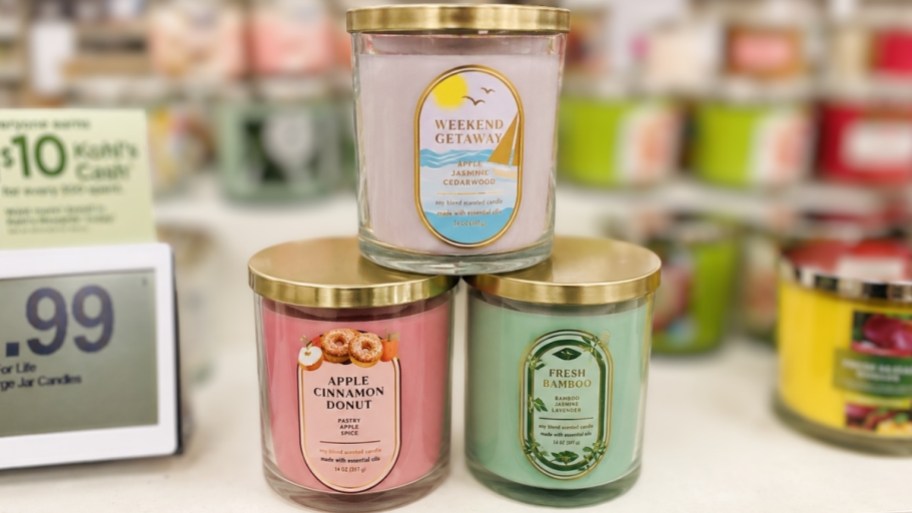 sonoma 3 wick candles