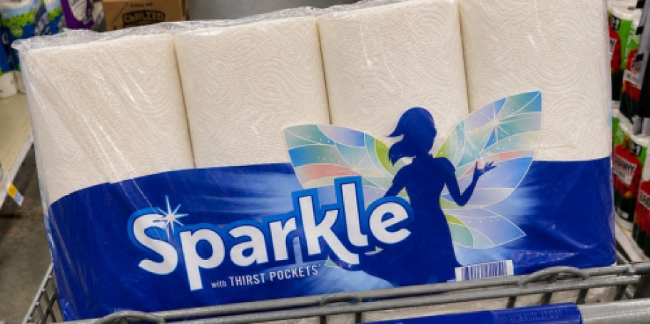 Sparkle Paper Towels 12-Pack Only $9.97 on Amazon (Reg $14)