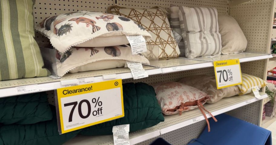 patio and garden clearance racks in target store