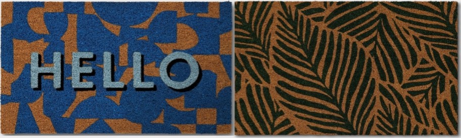 threshold leaf and room essentials hello doormats