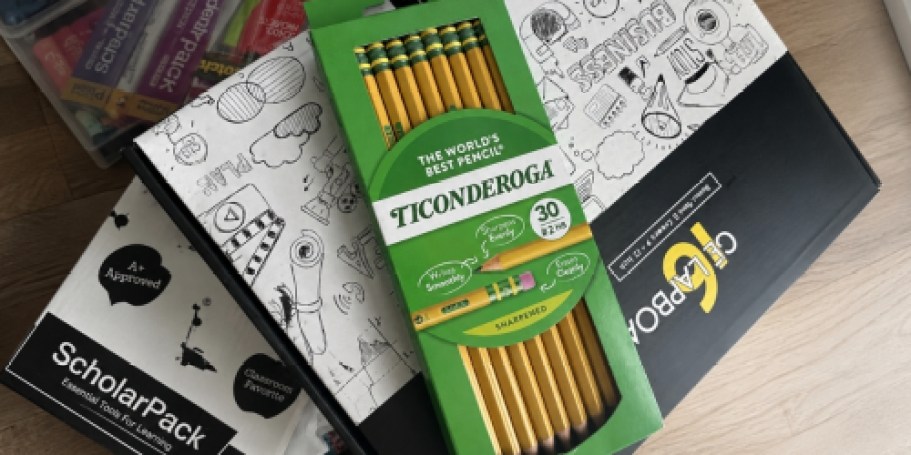Ticonderoga #2 Pencils 30-Count Just $3.99 Shipped for Prime Members