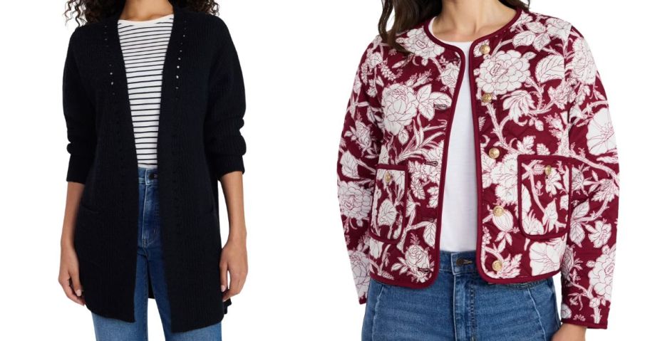 time and tru womens cardigan and jacket