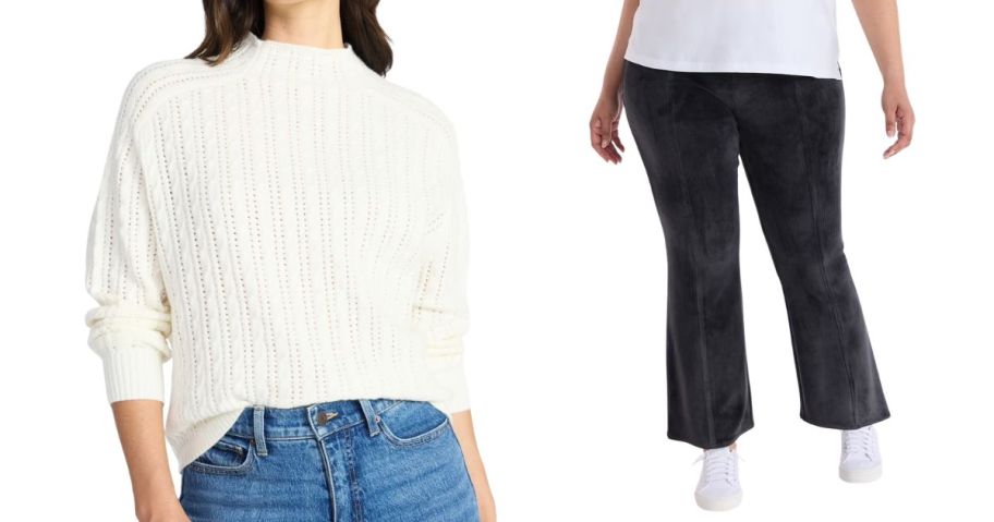 time and tru womens sweater and leggings