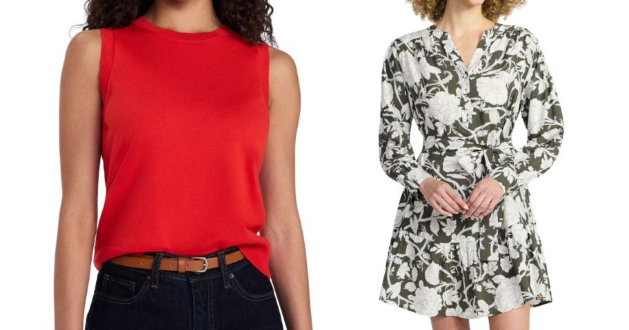 time and tru womens top and shirtdress