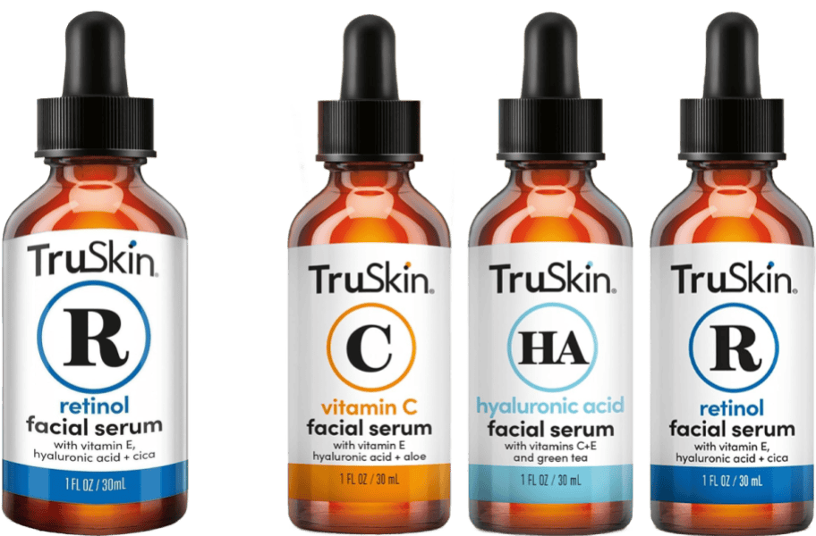 4 facial serums