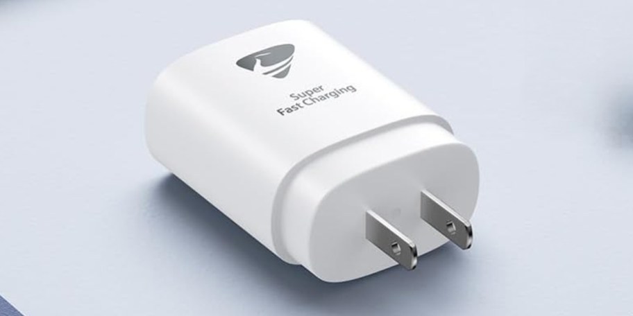 white charging block