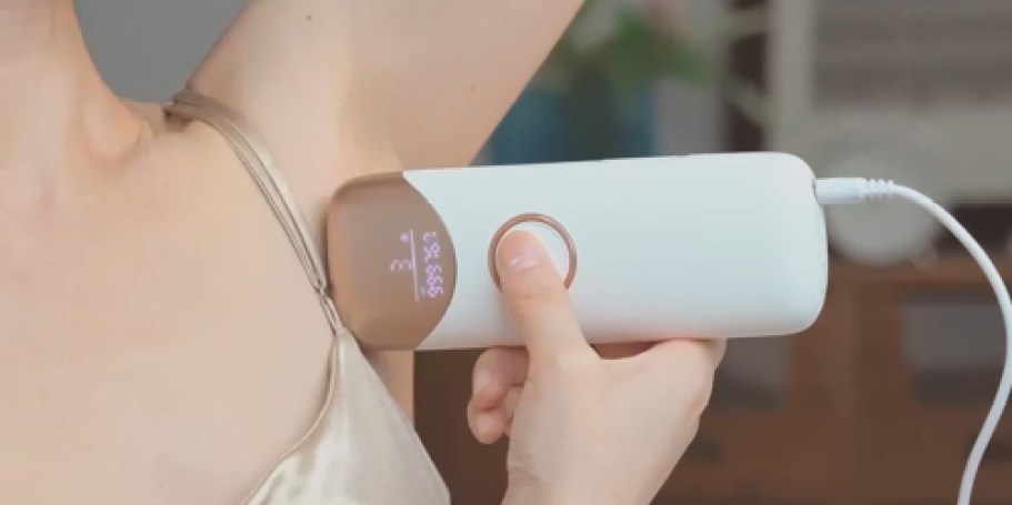 IPL Laser Hair Remover Only $27.99 Shipped on Amazon | Painlessly Removes Hair