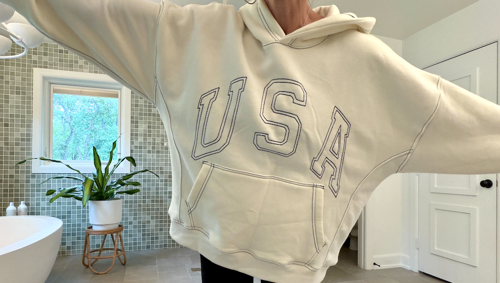 Collin’s Cute USA Hoodie is Under $25 on Walmart.com