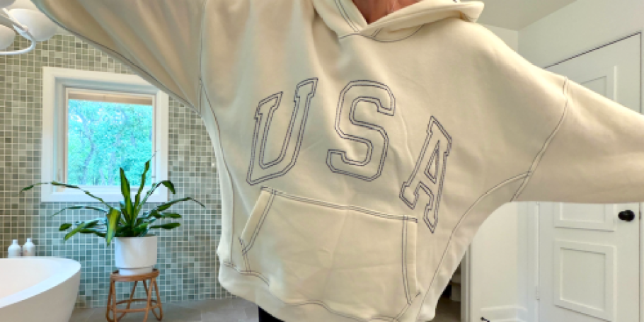 This Cozy Under $25 USA Hoodie Is Perfect for Cool Summer Nights