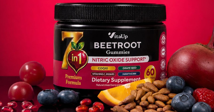 Beet Root Gummies Just $13.45 Shipped on Amazon | Supports Circulation & Heart Health