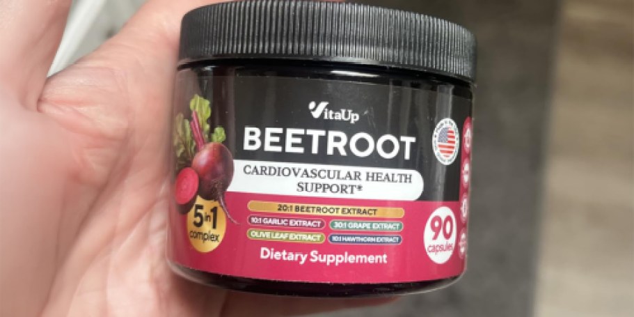 Beet Root Capsules Just $10.96 Shipped on Amazon | Supports Heart Health, Circulation & Energy