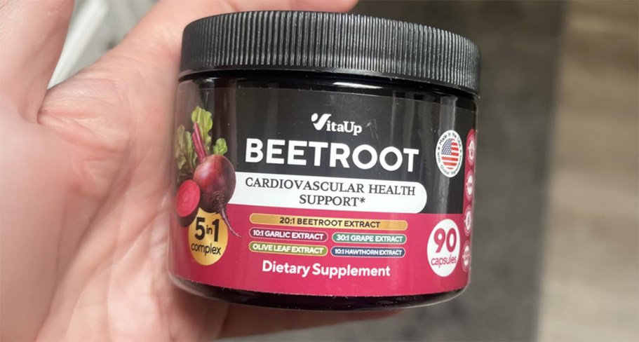 Beet Root Capsules Just $10.96 Shipped on Amazon | Supports Heart Health, Circulation & Energy