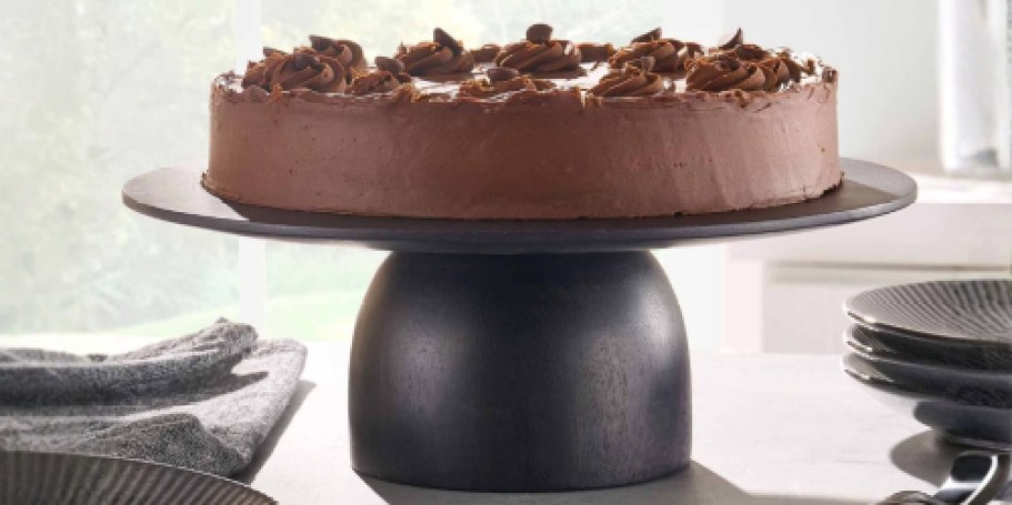 Better Homes & Gardens Wood Cake Stand Only $14.96 (Reg $22)