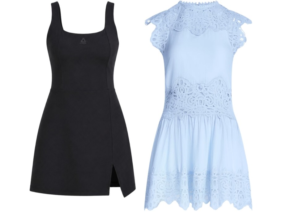 two walmart womens mini dresses