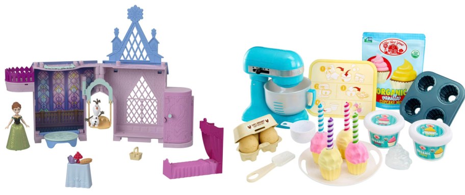 castle and baking set toys 