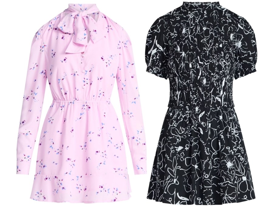 two walmart scoop womens mini dresses
