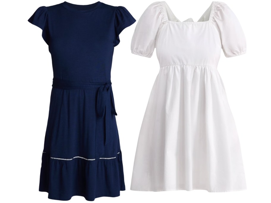 two walmart womens mini dresses