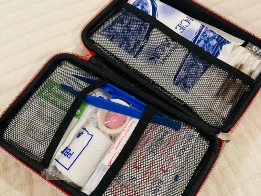 open first aid kit