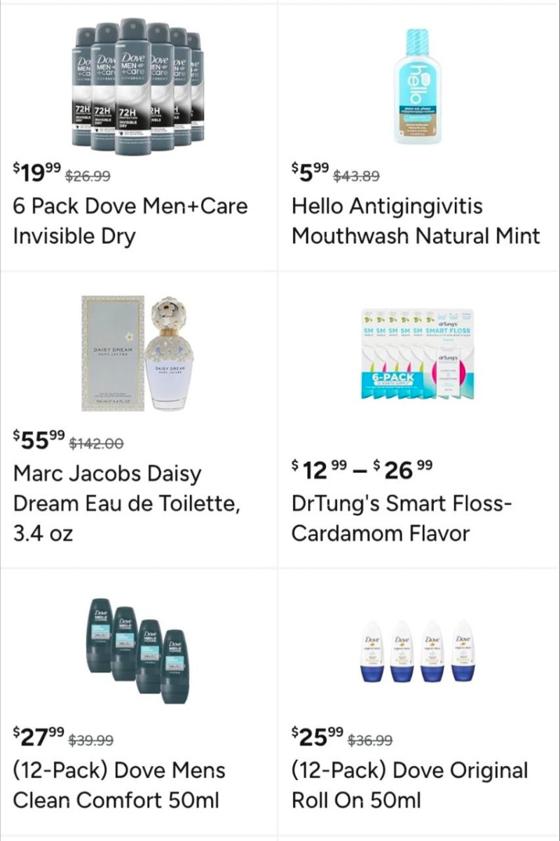 A screenshot of a woot.com sale page showing personal care products.