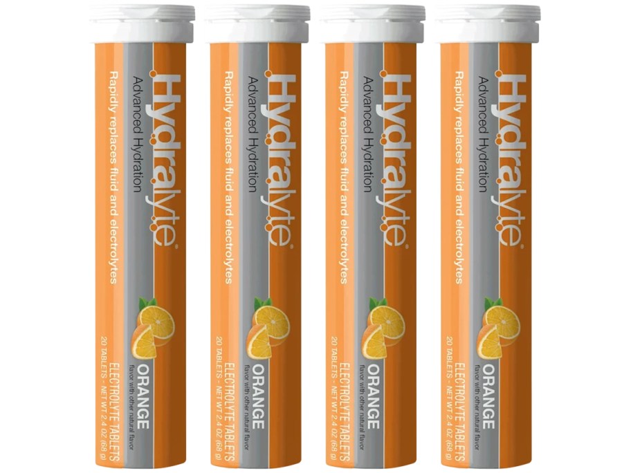 4 HydraLyte Tubes