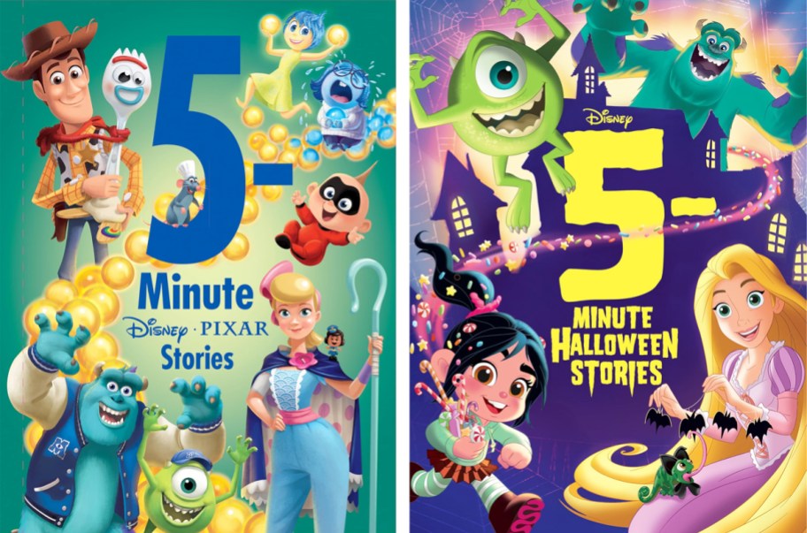 disney and halloween 5-Minute Stories Books covers