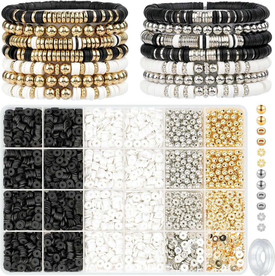 black/white bead making kit