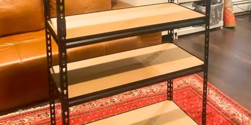 Heavy-Duty 5-Tier Metal Storage Shelves from $20.76 Shipped (Reg. $102)