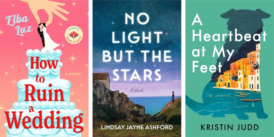 three covers to amazon first reads books