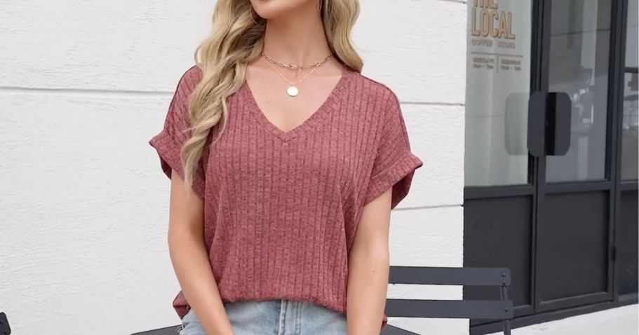 Women’s Summer Fashion Tops Starting Under $5 on Amazon