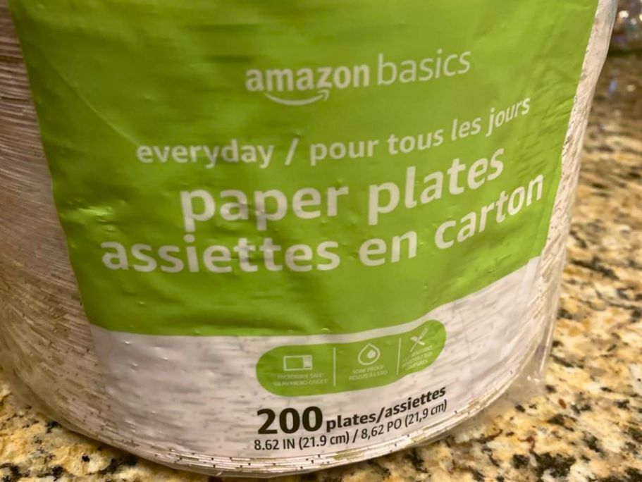 Amazon Basics Paper Plates 200-Count Only $8.48 Shipped on Amazon