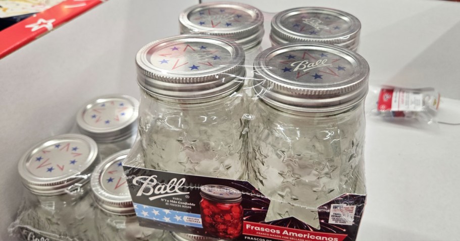 Patriotic Mason Jars Just Dropped & They’re Perfect for BBQs and Parties