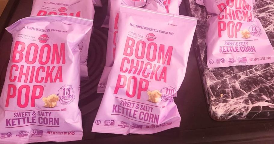 Angie’s BOOMCHICKAPOP Kettle Corn 14-Pack Just $6.99 Shipped on Amazon (Reg. $10)