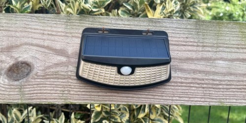 Solar Motion Sensor Lights 4-Pack Only $15 Shipped for Amazon Prime Members (Reg. $24)