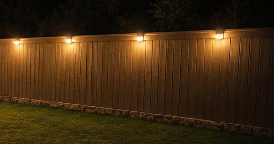 Wait… FOUR Outdoor Solar Motion Lights Only $8.49 on Amazon?!