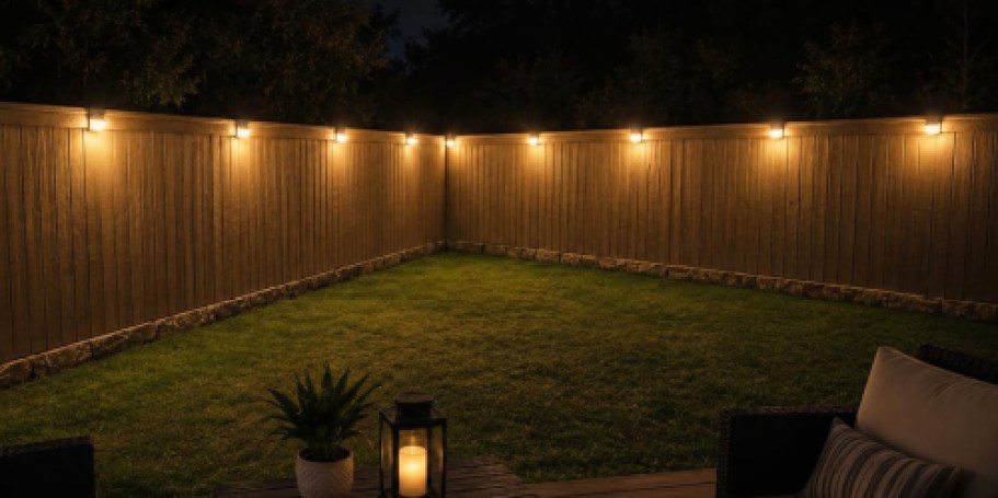 Solar Motion Sensor Lights 6-Pack Just $18.99 Shipped for Prime Members