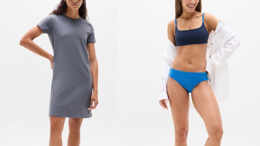 Athleta dress and swimswear
