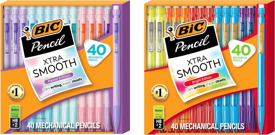 two large packs of BIC Mechanical Pencils