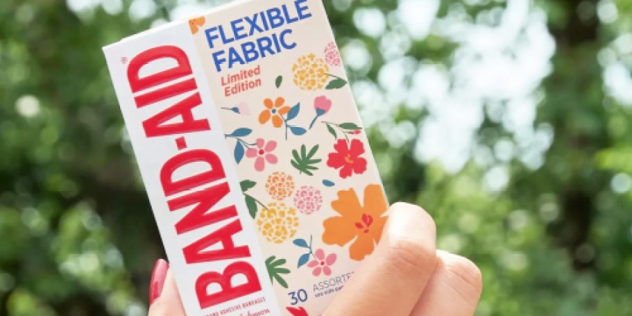Band-Aid Wildflower Bandages 30-Count Only $1.40 Shipped on Amazon