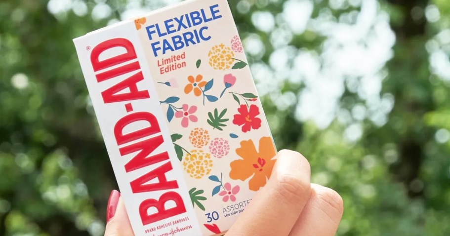 Band-Aid Wildflower Bandages 30-Count Only $1.40 Shipped on Amazon