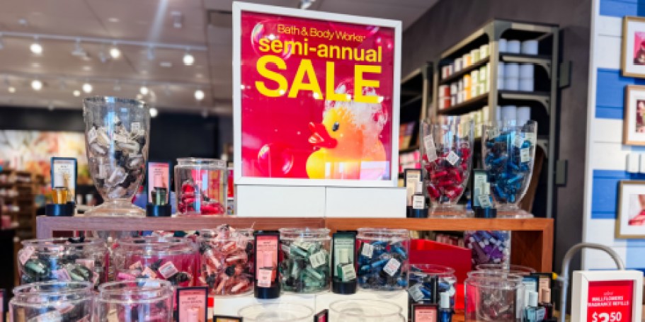 Bath & Body Works Semi-Annual Sale = Up to 75% Off Candles, Body Care & More