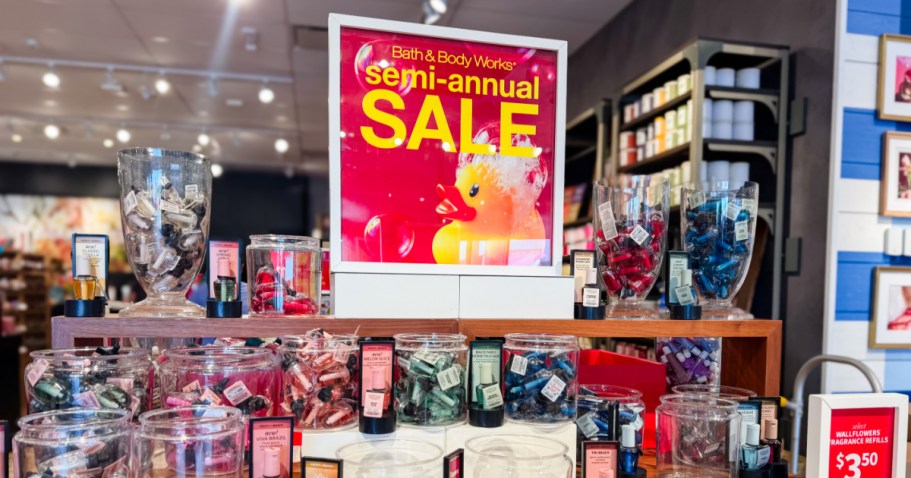 Bath & Body Works Semi-Annual Sale = Up to 75% Off Candles, Body Care & More