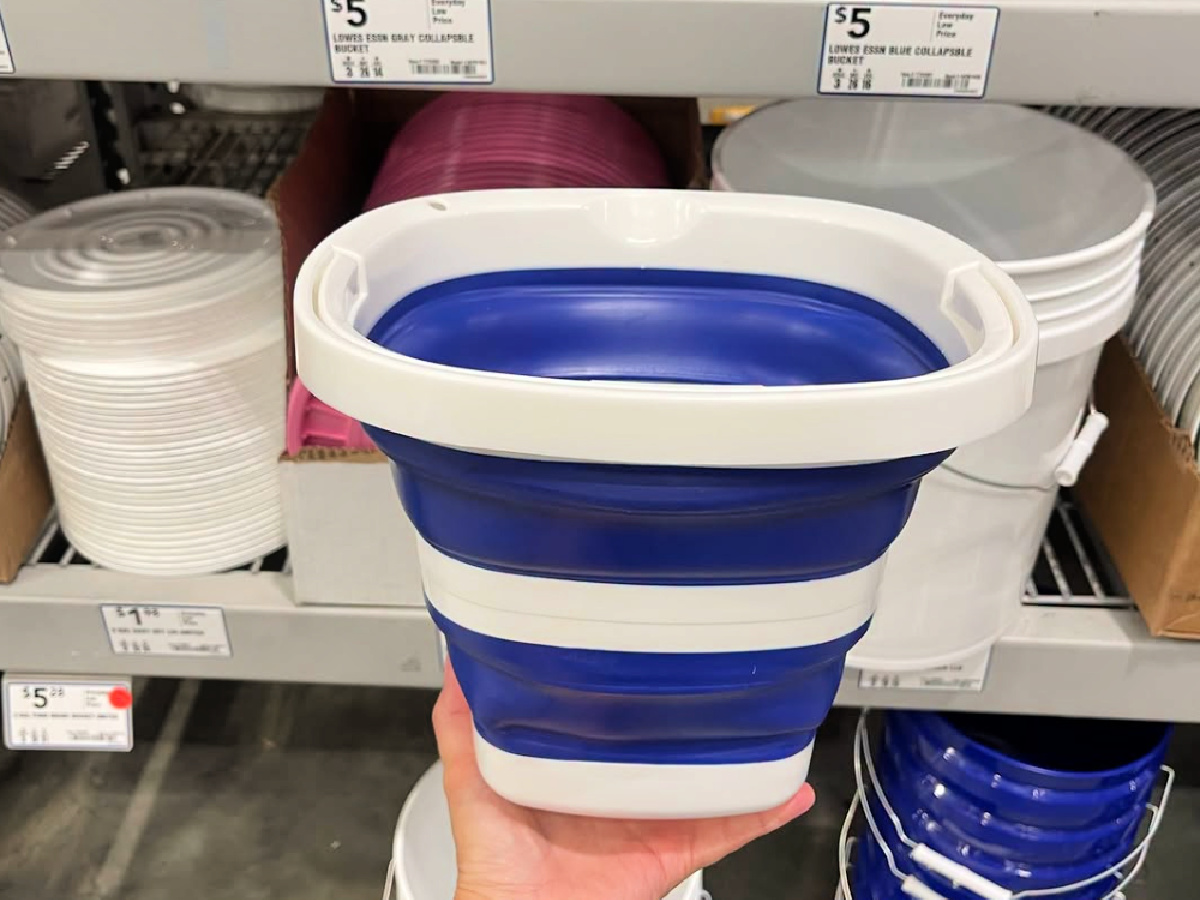 Your Next Beach Trip Needs This $5 Collapsible Bucket!