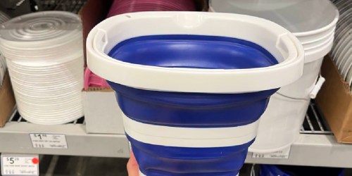 Your Next Beach Trip Needs This $5 Collapsible Bucket!