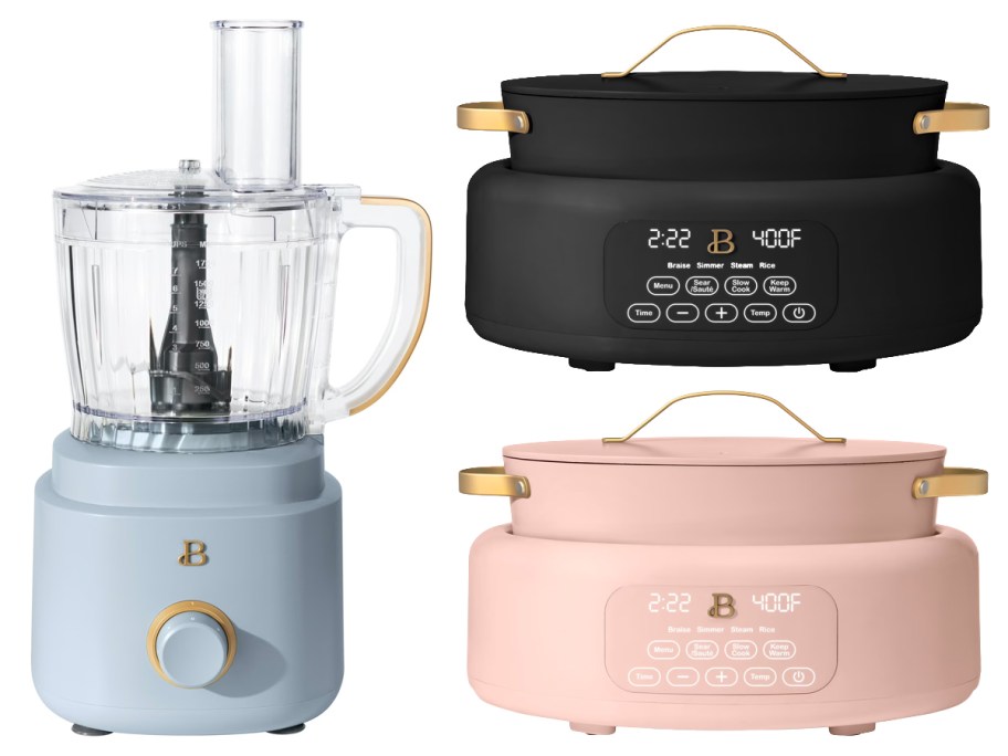 Beautiful Food Processor and Electric Multi-Cooker