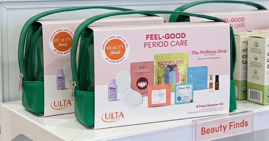 Beauty Finds by ULTA Beauty Feel-Good Period Care kits in store