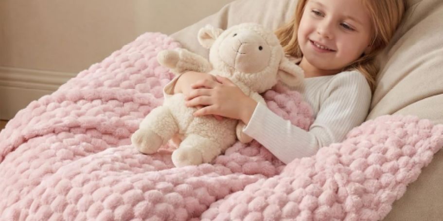 Plush Throw Blanket Under $10 Shipped for Amazon Prime Members