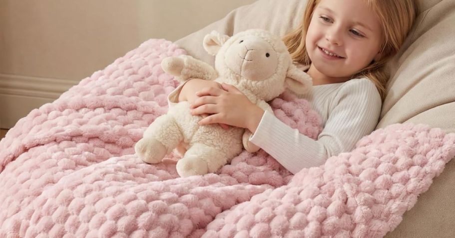 Plush Throw Blanket Under $10 Shipped for Amazon Prime Members